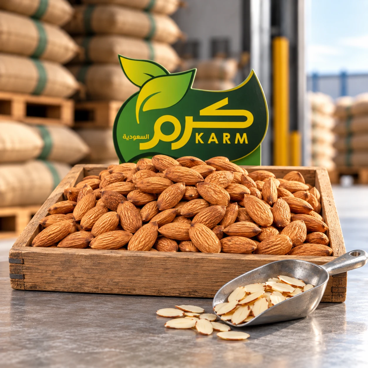 لوز أمريكي من كرم السعودية