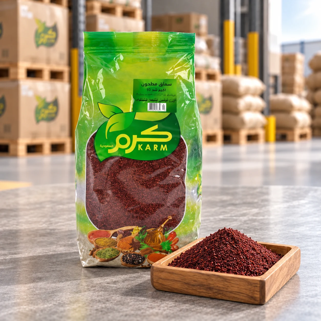 سماق مطحون من كرم السعودية